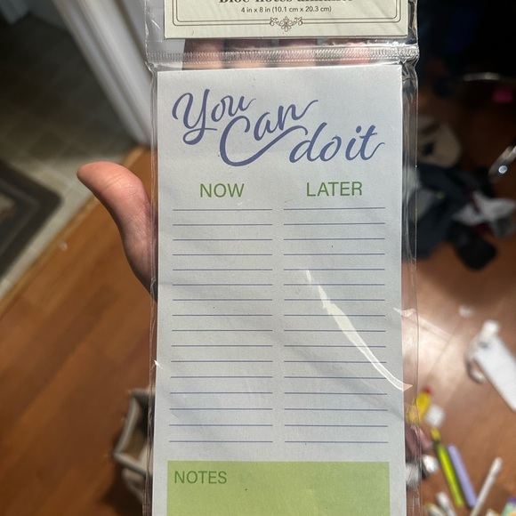 JOT You Can Do It Now & Later 4x8” Magnetic 60 pg To Do List Notepad NWT - Picture 6 of 8